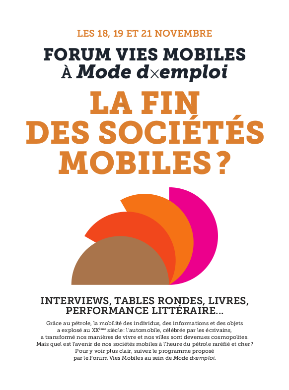 Forum vies mobiles à mode d'emploi la fin des sociétés mobiles