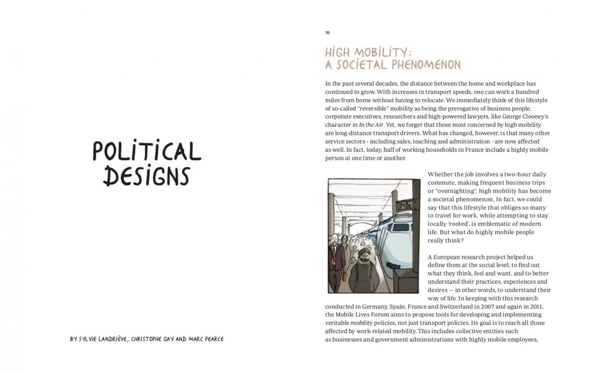 Political designs - Extract Slices of (mobile) life