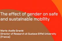 The effect of gender on safe and sustainable mobility