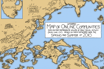 Internet, territories and centralities