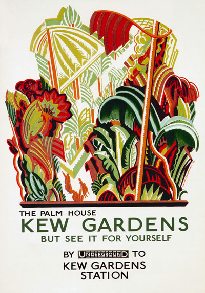 Kew Gardens Palm House London Underground