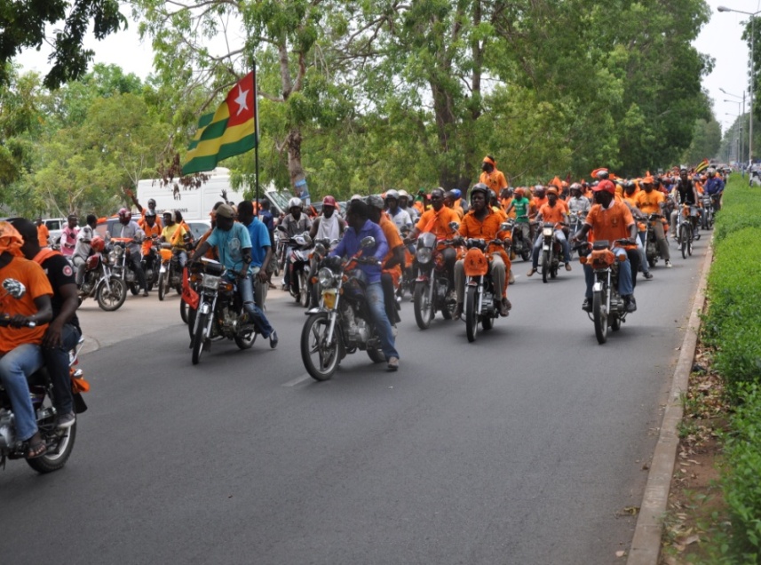 The motorcycle taxis of Lomé: sounding boards for social and political movements